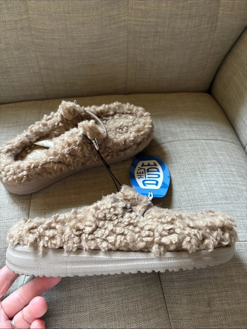 Hey Dude Wendy Timber Wolf Slipper Youth Size 1